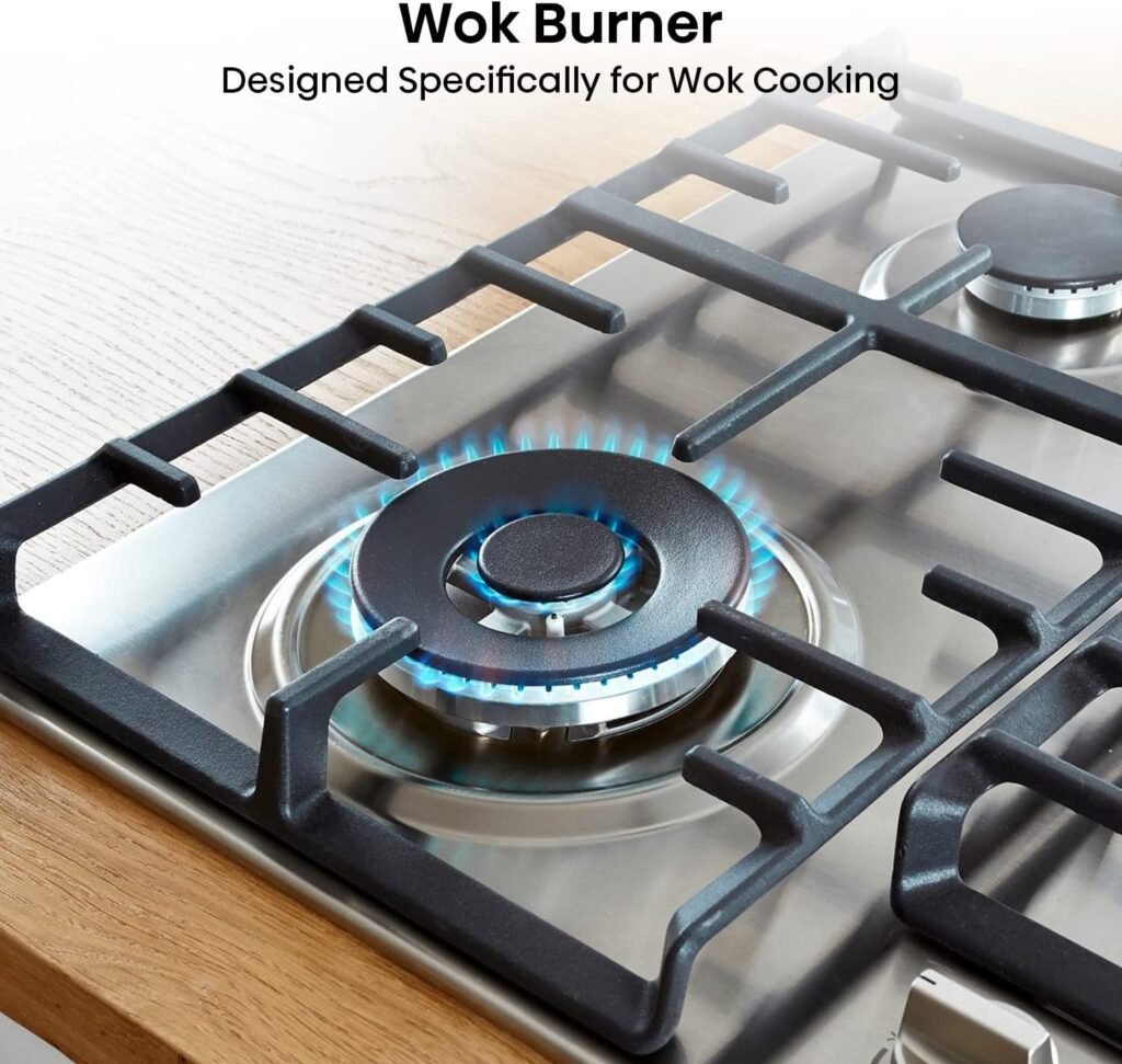 fogon de la Cocina de Gas Hisense GM663XB