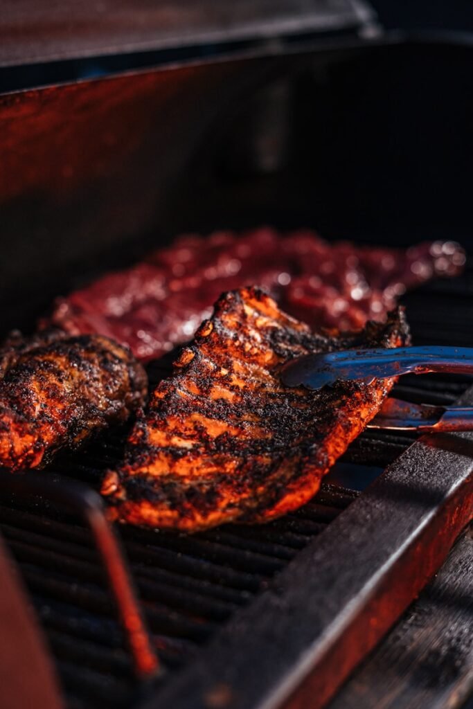 costillas a la barbacoa weber compact kettle