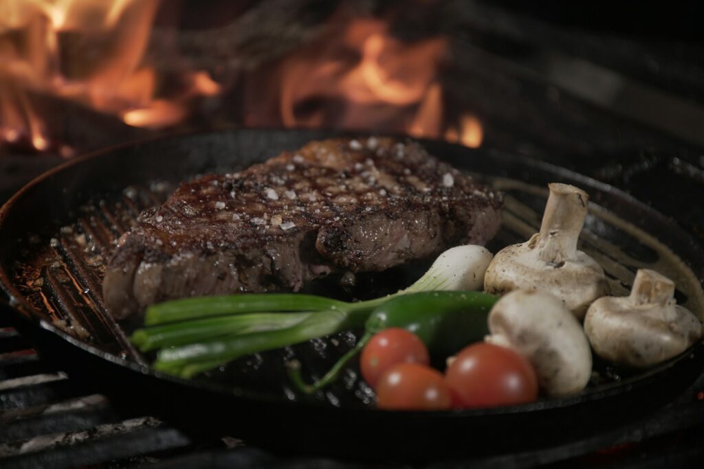 distintos cortes de carnes