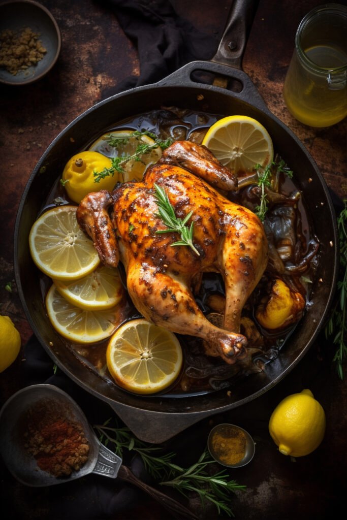 Receta de pollo al limón
